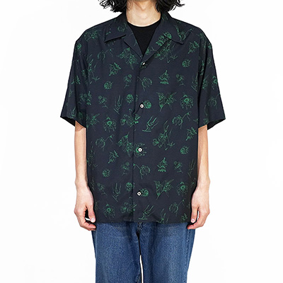 URU [ SHORT SLEEVE SHIRTS ] D.NAVY