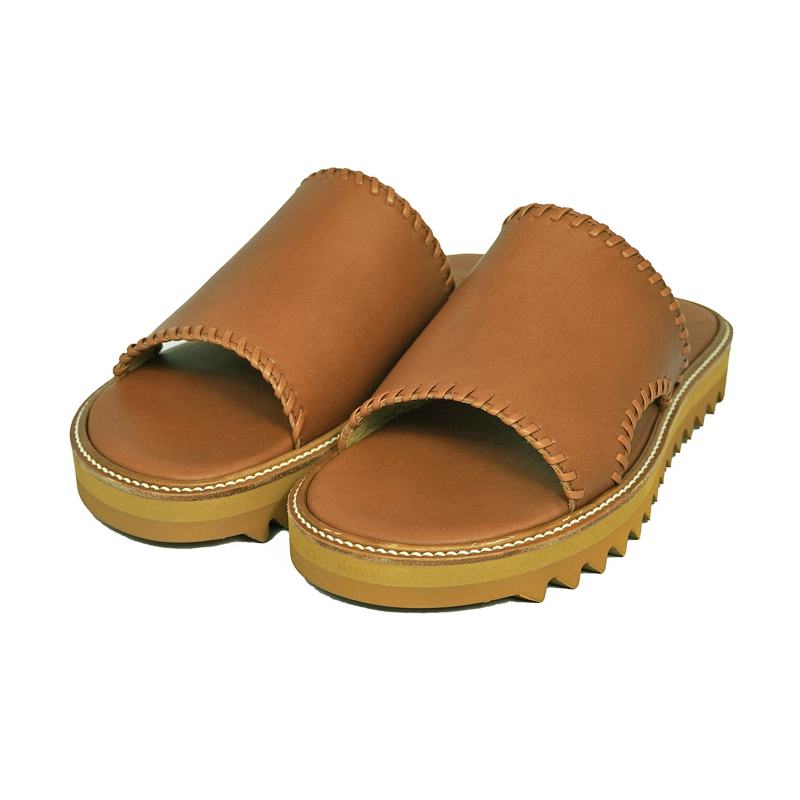 最高の品質の Wyatt DAIRIKU Hand Sandal Leather Stitch - サンダル