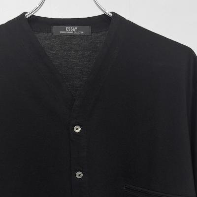 ESSAY [ HENRY JERSEY SHIRT (SH-2) ] BLACK