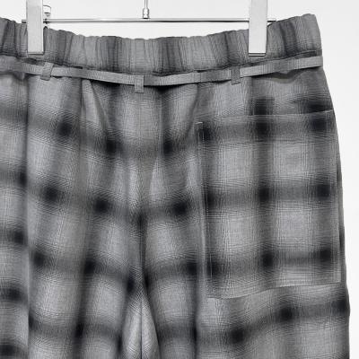 ESSAY [ 3TUCKED CROP SHORTS (P-2) ] GREY CHECK