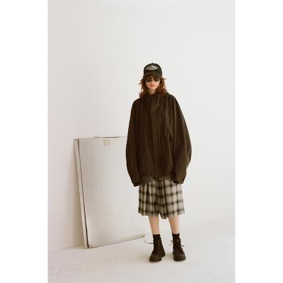 ESSAY [ 3TUCKED CROP SHORTS (P-2) ] GREY CHECK