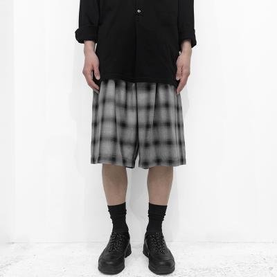 ESSAY [ 3TUCKED CROP SHORTS (P-2) ] GREY CHECK