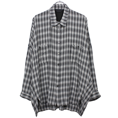 ESSAY [ DRAPE SHIRT (SH-1) ] CHECK