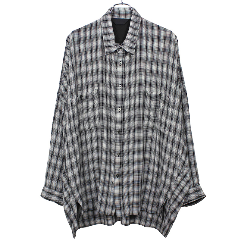ESSAY [ DRAPE SHIRT (SH-1) ] CHECK | ロイド・エフダブリュー (LLOYD FW)