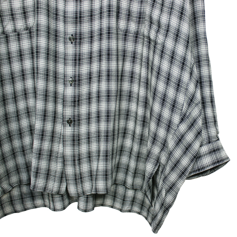 ESSAY [ DRAPE SHIRT (SH-1) ] CHECK | ロイド・エフダブリュー (LLOYD FW)