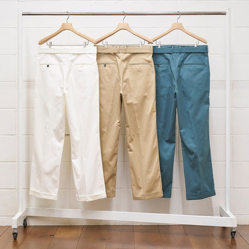 UNUSED [ UW0840 (belted pants) ] BEIGE | ロイド・エフダブリュー