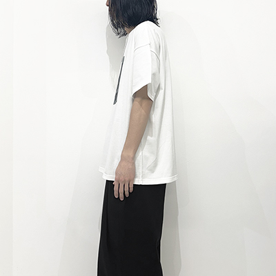 Sasquatchfabrix. [ “CUBISM PEACE” 2TONE H/S T-SHIRT ] WHITE