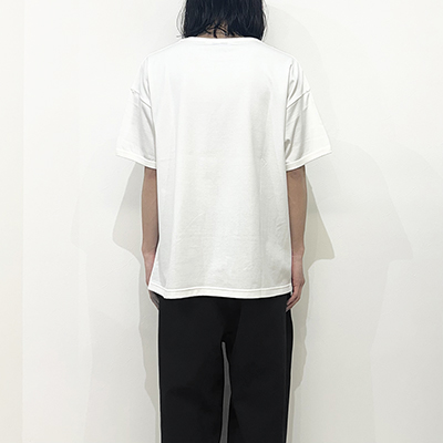 Sasquatchfabrix. [ “CUBISM PEACE” 2TONE H/S T-SHIRT ] WHITE