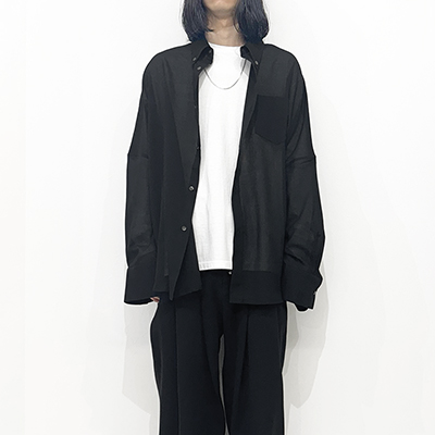 SHINYAKOZUKA [ GIANT SHIRT ] BLACK