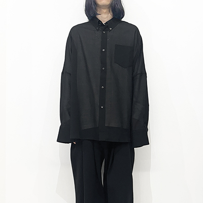 SHINYAKOZUKA [ GIANT SHIRT ] BLACK