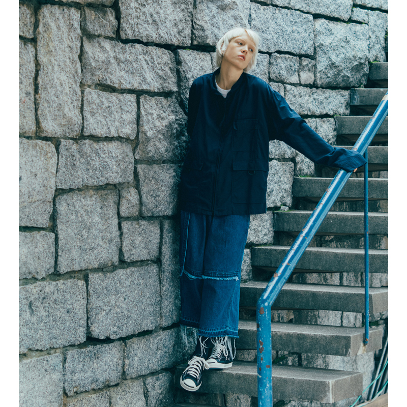 ESSAY [ SUMMER FLIGHT JACKET (SH-4) ] NAVY | ロイド・エフ