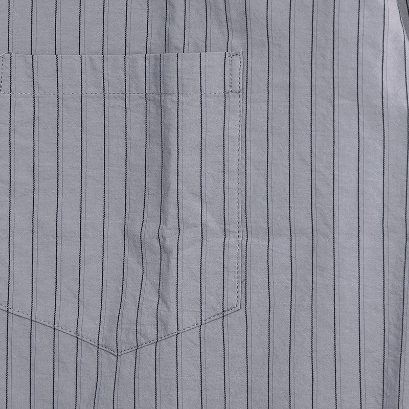 UNUSED [ US2211 (Stripe shirt) ] GRAY PURPLE