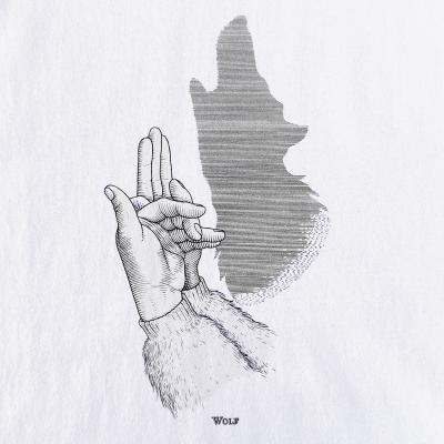 URU [ CREW NECK S/S TEE ] WOLF