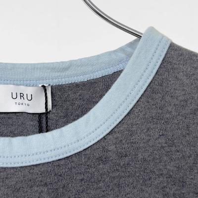 URU [ CREW NECK S/S TEE ] CHARCOAL