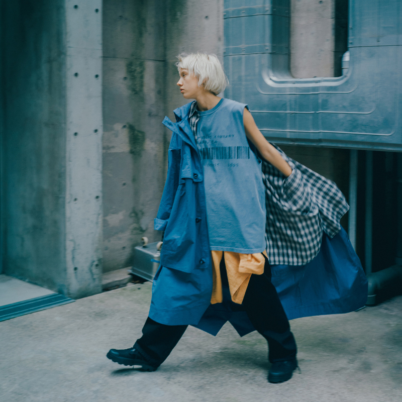ESSAY [ DRAPE SHIRT (SH-1) ] CHECK | ロイド・エフダブリュー (LLOYD FW)