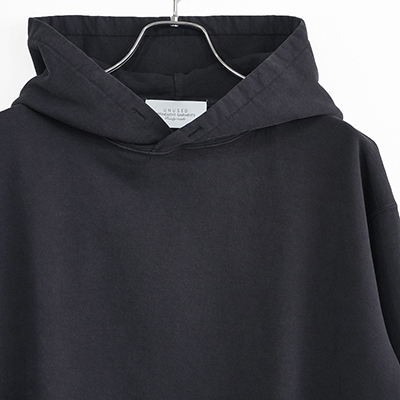 UNUSED [ US2300 (Overdyed hoodie) ] FADE BLACK