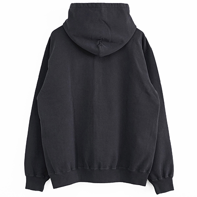 UNUSED [ US2302 (Overdyed zip-up hoodie) ] FADE BLACK