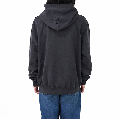 UNUSED [ US2302 (Overdyed zip-up hoodie) ] FADE BLACK