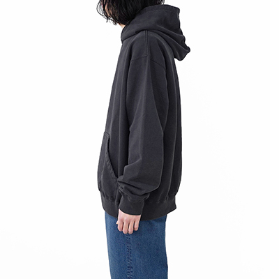 UNUSED [ US2300 (Overdyed hoodie) ] FADE BLACK