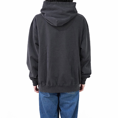 UNUSED [ US2300 (Overdyed hoodie) ] FADE BLACK