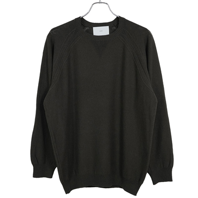 SUGARHILL [ COTTON LONG SLEEVE KNIT ] BLACK