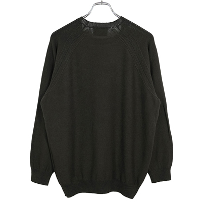 SUGARHILL [ COTTON LONG SLEEVE KNIT ] BLACK