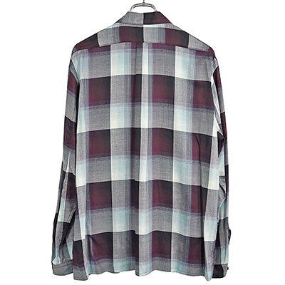 SUGARHILL [ OMBRE OPEN-COLLAR SHIRT ] PURPLE