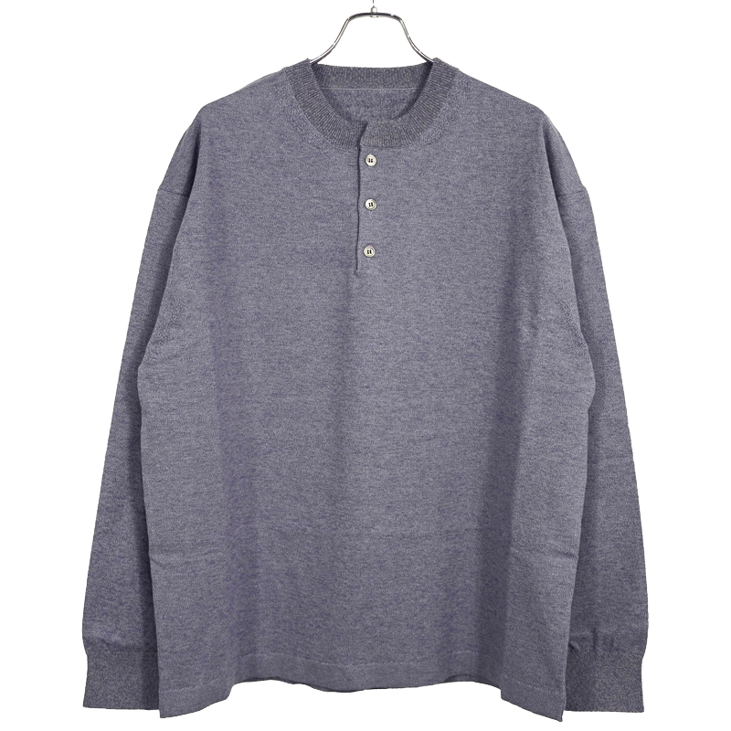 crepuscule [ Henry Neck L/S ] L.BLUE | ロイド・エフダブリュー ...