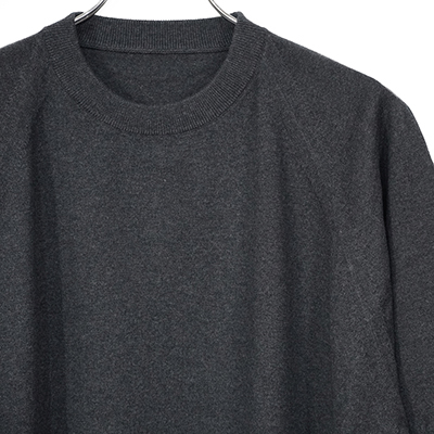 crepuscule [ Raglan Knit S/S ] BLACK