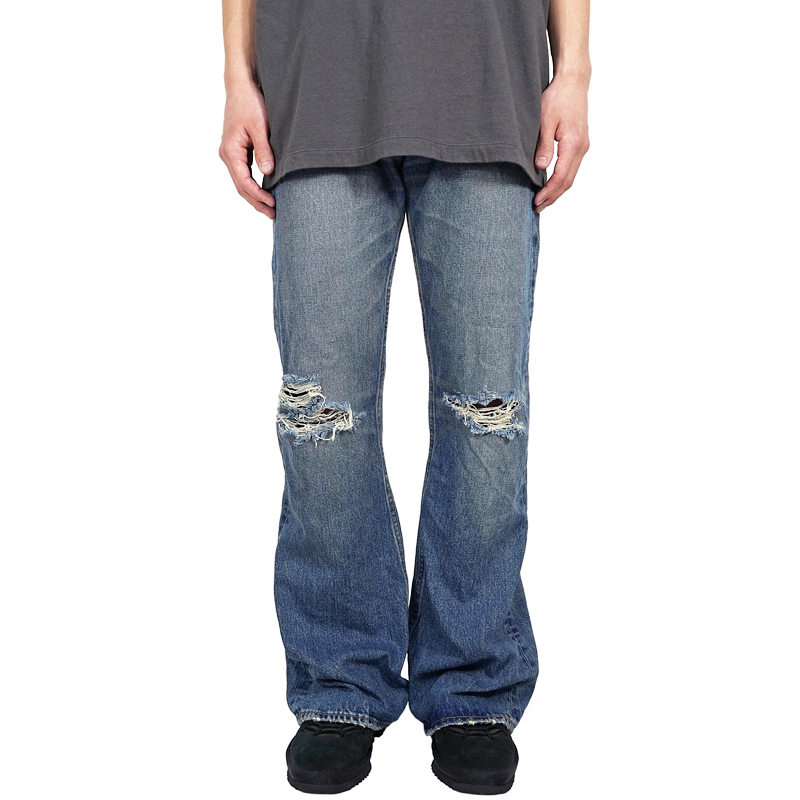 DAIRIKU21SS Damage Flare Denim Pants