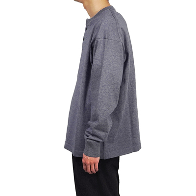 crepuscule [ Henry Neck L/S ] L.BLUE