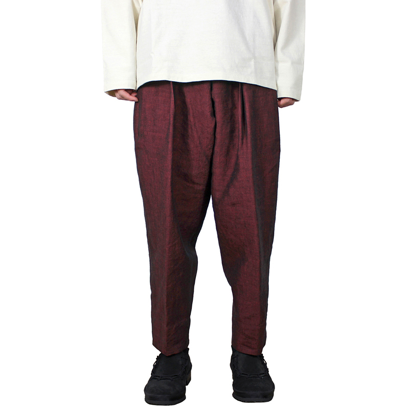 YANTOR [ Linenwool Himo Pants ] RED | ロイド・エフダブリュー