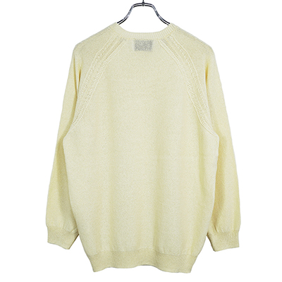 SUGARHILL [ COTTON LONG SLEEVE KNIT ] WHITE