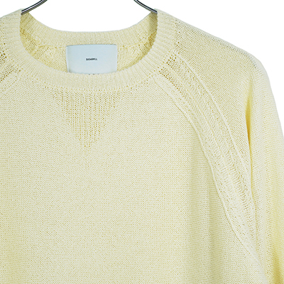 SUGARHILL [ COTTON LONG SLEEVE KNIT ] WHITE