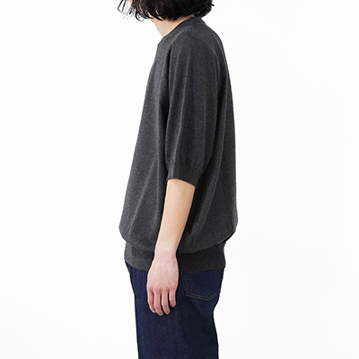 crepuscule [ Raglan Knit S/S ] BLACK