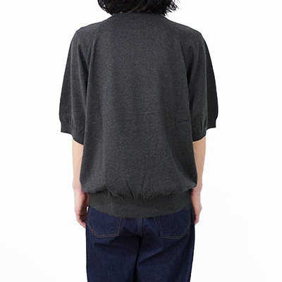 crepuscule [ Raglan Knit S/S ] BLACK