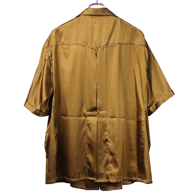 Sasquatchfabrix. [ SILK SAFARI SHIRT ] GOLD