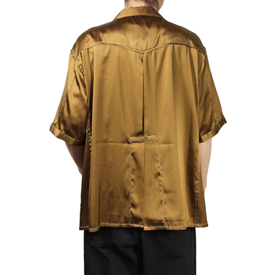 Sasquatchfabrix. [ SILK SAFARI SHIRT ] GOLD