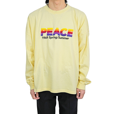 DAIRIKU [ "PEACE" Vintage Long Sleeve Tee ]