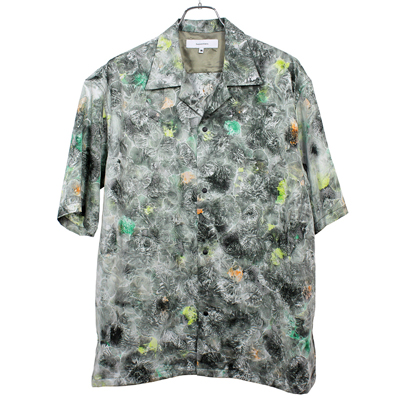 Sasquatchfabrix. [ "NORINAGASHI" OPEN COLLAR H/S SHIRT ]