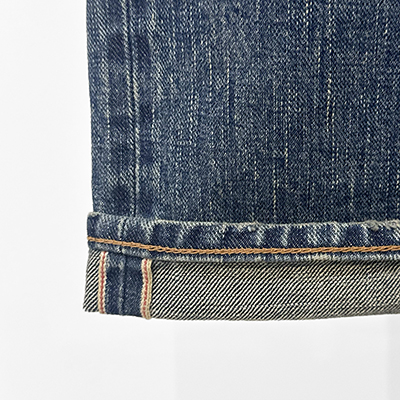 SUGARHILL [ FADED MODERN DENIM WIDE TROUSERS ] FADED INDIGO