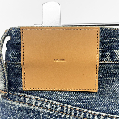 SUGARHILL [ FADED MODERN DENIM WIDE TROUSERS ] FADED INDIGO