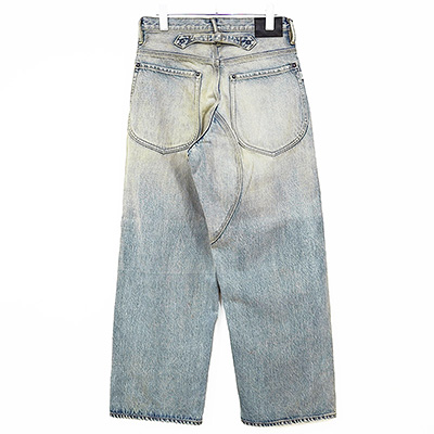 SUGARHILL [ FADED DOUBLE KNEE DENIM PANTS ] FADED INDIGO