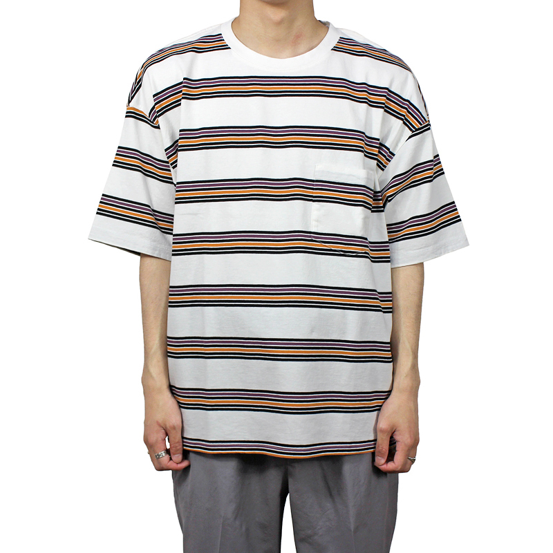 UNUSED [ US1728 (short sleeve border t-shirt) ] | ロイド・エフ 