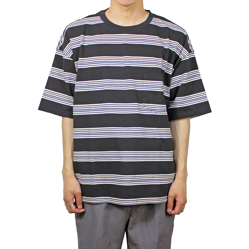UNUSED 21ss Short sleeve border ボーダー - Tシャツ/カットソー(半袖