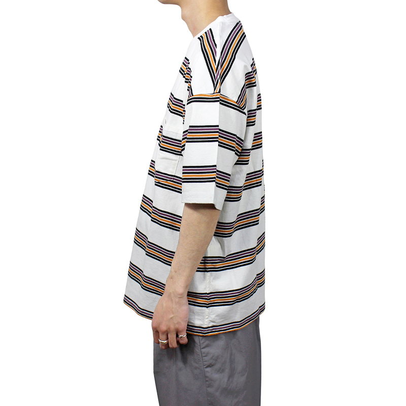 UNUSED [ US1728 (short sleeve border t-shirt) ] | ロイド・エフ 