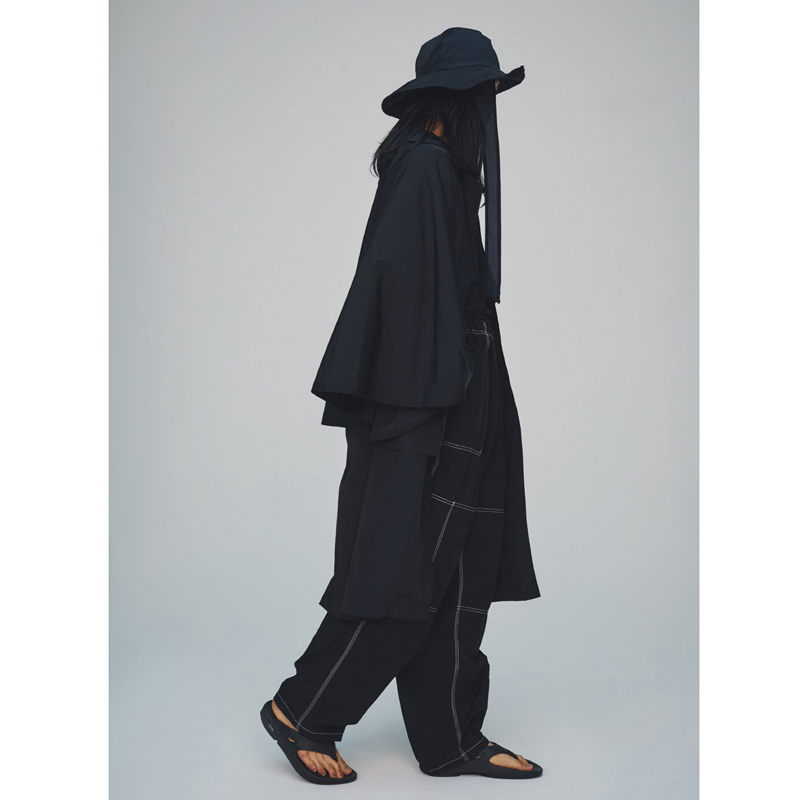 Sasquatchfabrix. [ NYLON EAR MUFF HAT ] BLACK | ロイド・エフ