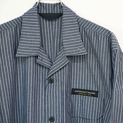 ESSAY [ BDU SHIRT (SH-4) ] NAVY STRIPE