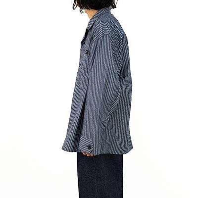 ESSAY [ BDU SHIRT (SH-4) ] NAVY STRIPE