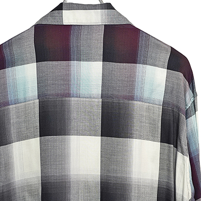 UNUSED [ US2146 (Ombre check open collar shirt) ] MIX